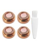 Women Facial Hair Remover Replacement Heads - 4 Count 18K Gold-Plated Rose Gold Tool for Flawless Touch - Buy Online on GoSupps.com