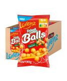 Lorenz Snack World Peanut Curl Balls - Pack of 12 (130g Each) | International Shipping Available - Buy Online on GoSupps.com