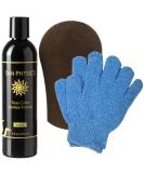 Tan Physics True Color Tanner 8oz with FREE Tanning Mitt & Exfoliation Gloves - Buy Online on GoSupps.com