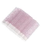 100PCS Disposable Eyeliner Makeup Brushes - Crystal Pink | Cosmetic Eye Wands - Buy Online on GoSupps.com