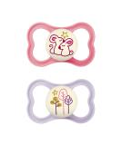 Mam Air Night Silicon Schnuller in a set of 2 tooth-friendly and bright baby pacifier extra light and airy thyro design with pacifier box 6-16 months mouse / trees mouse / trees 6-16 / silicone / night - Buy Online on GoSupps.com
