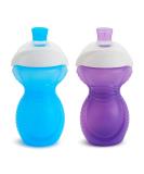 Munchkin Click Lock Bite Proof Sippy Cup 9oz 2 Pack Blue/Purple (Violet) - Buy Online on GoSupps.com