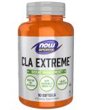 NOW Sports Nutrition, CLA Extreme™ (Conjugated Linoleic Acid) With Guarana & Green Tea, 90 Softgels - Buy Online on GoSupps.com