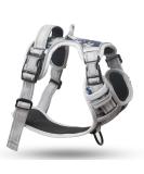 Buy Heele Adjustable Reflective Dog Harness for Large Dogs - Anti-Pull Padded Handle Camouflage Gray (43-86cm) | International Shipping Available - Buy Online on GoSupps.com