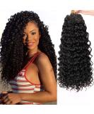 18 Synthetic Deep Twist Crochet Hair Extensions - 5 Packs Natural Black Deep Wave Bohemian Crochet Braids - 18 Inch - Buy Online on GoSupps.com