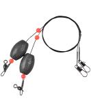 Carolina Rigs with Egg Weight for Catfish, Flounder, Grouper - 0.75 oz_4pcs - Buy Online on GoSupps.com