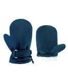 Waterproof Toddler Mittens - Navy, 3-12M (No thumb) - Buy Online on GoSupps.com