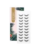 Emeda 3D Soft & Fluffy Cat Wing False Eyelashes - 10 Pairs of Natural Black Stripe Lashes (SK 20) - International Shipping Available - Buy Online on GoSupps.com