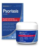 Psoriasis Care+ Natural Moisturizer for Itch and Pain Relief - Reduces Redness, Scaling and Flaking on Body & Scalp - Unscented, Non-Toxic - 2oz - Buy Online on GoSupps.com