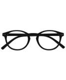Opulize Zen Reading Glasses | Round Frame, Spring Hinges | Scratch-Resistant Matt Black | Unisex | +2.00 Magnification | R24-1 - Buy Online on GoSupps.com
