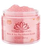 Organic Rose & Sea Buckthorn Face & Body Scrub - Natural Exfoliating Scrub for Soft Skin Essential Oil Infused Moisturizer for Women & Men Removes Blackheads & Acne - Buy Online on GoSupps.com