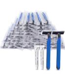Bulk Disposable Razors for Men & Women - Individually Wrapped 200 Pack | Multipurpose Blue Razors - Buy Online on GoSupps.com