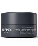 Supply Ultra Lather Fragrance-Free Shaving Cream - 3.4 Oz Jar | Hypoallergenic & Noncomedogenic Mens Shaving Cream for Razor Burn Protection and Soothing Irritation - Buy Online on GoSupps.com