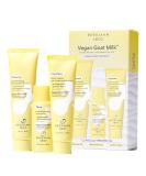 Beekman 1802 Oily + Combination Skin 3-Step Kit - Travel Size Non-Comedogenic Skincare with BioMilk 1% Heptapeptide & 2% Niacinamide - Gentle for Sensitive Skin - Shop Internationally - Buy Online on GoSupps.com