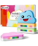 Rainbow Bath Bombs Gift Set Handmade and Organic 4 Pcs Bath Bombs with Natural Ingredients Bubble Bath Kids Birthday Gifts for Women Mothers Day Gifts Gifts for Friends Female 4 Count (Pack of 1) - Buy Online on GoSupps.com