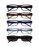 Shop Stylish Reading Glasses for Men & Women | The Reading Glasses Company - Black Brown Blue Gray Readers +2.00 Diopters - Buy Online on GoSupps.com