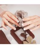 DANNI & TONI Crystal Frost French Manicure Nail Wraps - 28 Stickers - Buy Online on GoSupps.com