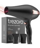 Ionic Salon Hair Dryer - Professional Lightweight Travel Hairdryer with Volume Styling Nozzle - Buy Online on GoSupps.com