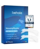 Behale 30x Nose Plaster Strips - Anti-Snoring Support for Better Sleep | Effective Snoring Solution & Nose Breathing Aid - Buy Online on GoSupps.com