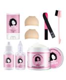 8-Piece Women's Wig Kit: Invisible Glue Remover Hair Wax Stick Edge Control & More - Perfect for Styling & Versatile Looks - Buy Online on GoSupps.com