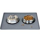 Dog Cat Pet Food Mat Dog Feeding Mat for Food and Water Silicone Dog Dish Mats for Floors Waterproof Slip Dog Bowl Mat with Raised Edges to Prevent Food and Water Messes on Floor - Buy Online on GoSupps.com