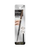 L'Oreal Paris Brow Stylist Definer Pencil - Waterproof  Ultra-Fine  Ash Brown - Fills Sparse Areas & Draws Tiny Brow Hairs 0.003 Fl Oz - Buy Online on GoSupps.com