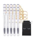 32 Pcs Disposable Mascara Wands Set - 15 Lash Spoolies & 15 Reusable Eyelash Brush Tubes | Perfect Makeup Brush Kit for Women & Girls - Buy Online on GoSupps.com