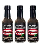 El Yucateco Habanero Black Label Reserve 120ml (Pack 3) / Mexican Habanero Hot Sauce Smoky Spicy & Sweet Salsa Dip for Tacos Mexican Food - Buy Online on GoSupps.com