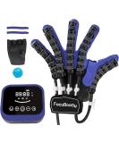 FocuBoody Rehabilitation Robot Gloves for Hand Injury Recovery - Blue Left/Right Hand Mobility Trainer - Buy Online on GoSupps.com