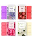 La Bellefe Scented Soy Wax Melts - Floral Wax Cubes for Wax Warmers | Mothers Day Gift Set for Spa, Bath, Yoga | Lavender, Rose, Jasmine, Cherry Scents - Buy Online on GoSupps.com