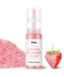 Buy Wwtop Edible Glitter 10g - Pink Glitter Powder for Drinks Cakes Cocktails & Fondant | Tasteless Glitter Spray & Food Coloring Dust - Buy Online on GoSupps.com
