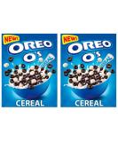 2 x Oreo O's Cereal Cereal with Cocoa and Vanilla Flavour | Enriched with Vitamins & Iron 350 g Breakfast Cereal | Snack Anytime | Share Pack |Delicious Crunchy Cocoa Hoops | Sold by EPL - Buy Online on GoSupps.com