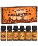 Buy SALKING Halloween Fragrance Oils - Premium Essential Oils for Diffuser & Candle Making | Pumpkin Caramel Apple Cider Scents Gift Set - Buy Online on GoSupps.com