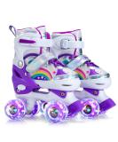 SHDSL Girls Roller Skates for Kids Toddler 4 Size Adjustable Roller Skates, All 8 Light UP Wheels Girls Roller Skates Shine, Fun Illuminating Roller Skates for Boys Kids Beginners patines para nias Small-(11C-1Y US) little kids - Buy Online on GoSupps.com