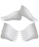 6 Pairs Cotton Moisture Socks Foot Spa Socks Moisturising Socks for Dry Hard Cracked Skin White - Buy Online on GoSupps.com