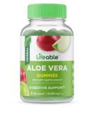 Lifeable Aloe Vera Supplement Gummies for Adults - 50mg - Natural Flavored, Gluten Free Vegan Formula - 60 Gummies - Buy Online on GoSupps.com