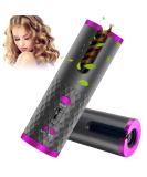 Automatic Cordless Hair Curler | Adjustable Timer & Temperature | Fast Heating Ceramic Curling Iron with LCD Display - Portable & Easy to Use - Buy Online on GoSupps.com
