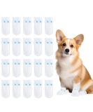 Disposable Dog Socks 20 Pcs Adjustable Disposable Dog Shoes Boots Dirt-Proof Pet Socks Dog Paw Protectors Foot Cover with Self Adhesive Bandage for Outdoor Indoor Walking (Small) - Buy Online on GoSupps.com