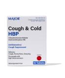 MAJOR Cough and Cold Medicine - Cough Suppressant for High Blood Pressure - 16 Tablets - Dextromethorphan HBr & Chlorpheniramine - International Shipping Available - Buy Online on GoSupps.com