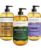 Cosmetasa Lavender Massage Oil for Cellulite & Sore Muscles - Relaxation & Relief | International Shipping - Buy Online on GoSupps.com