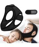 Advanced Anti Snoring Chin Strap - Adjustable Sleep Aid for Men & Women | Stop Snoring & Sleep Apnea Tonight (22 in) Black - Buy Online on GoSupps.com