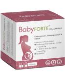 BabyFORTE Folic Acid Plus | Vegan Pregnancy & Fertility Vitamins | 16 Essential Nutrients | 180 Capsules | Laboratory Tested - Shop Internationally - Buy Online on GoSupps.com