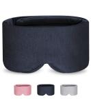 Sleep Mask for Women Men 100% Handmade Cotton - Eye Mask Sleep with Double Thickened Nose Wing for Fully Light Blocking  Blindfold Sleeping Mask for Home/Flight/Shift Work Dark Gray-classic - Buy Online on GoSupps.com