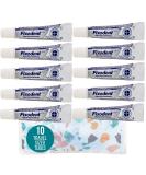 Buy Fixodent Travel Sized Denture Adhesive Cream - TSA Approved Pack of 10 with Spark Dental Travel Pouch | International Shipping Available - Buy Online on GoSupps.com