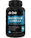 Premium Magnesium Complex Capsules 500mg - Energy Support & Muscle Recovery - 120 Capsules - Buy Online on GoSupps.com