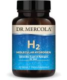 Dr. Mercola H2 Molecular Hydrogen - Powerful Antioxidant 30 Tablets - Buy Online on GoSupps.com