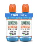 TheraBreath Fresh Breath Dentist Formulated Oral Rinse Icy Mint 16 Fl Oz (Pack of 2) - Buy Online on GoSupps.com