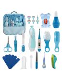 Baby Healthcare & Grooming Kit - 26 in 1 Electric Nail Trimmer Set for Newborns & Toddlers - Nursery Health Care Set for Boys & Girls - Blue - Buy Online on GoSupps.com
