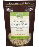 Now Foods Crystallized Ginger Dices 16 oz - Natural Real Food Snack - Buy Online on GoSupps.com