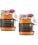 Mamas Home Style Roasted Pepper Red Ajvar Spread - Mild, 2 x 19 oz Jars - Buy Online on GoSupps.com